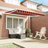 Tenda retrattile Arancione e Marrone 350 x 250 x 165 cm