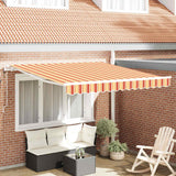 Tettuccio Elettrico Retrattile Giallo e Arancione 350 x 250 cm