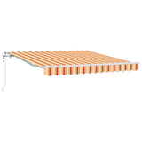 Tettuccio Elettrico Retrattile Giallo e Arancione 350 x 250 cm
