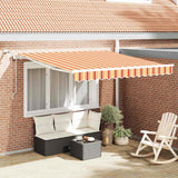 Tessuto per Tenda Giallo e Arancione 350 x 250 cm Poliestere