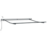 Tenda retrattile Giallo e Arancione 350 x 250 cm Poliestere