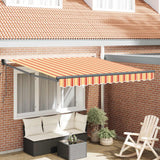 Tenda da Sole Giallo e Arancione 350 x 250 x 165 cm