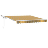 Tenda Retrattile Multicolore 350 x 250 cm Poliestere e Metallo