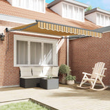 Tenda da Sole Multicolore 350 x 250 cm Poliestere e Metallo