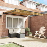 Tenda Retrattile Striscia Multicolore 350x250 cm Tessuto