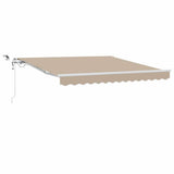Tenda retrattile Beige 350 x 250 cm Poliestere