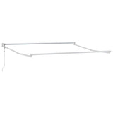 Tenda da Sole Beige 350 x 250 cm Poliestere e Metallo