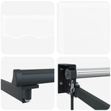 Tenda Retrattile Bianco 350 x 250 cm Tessuto