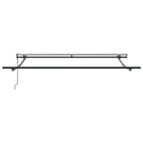 Tenda Retrattile Grigio chiaro 350 x 250 cm Tessuto e Alluminio