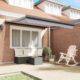 Tenda retrattile Grigio Chiaro 350 x 250 x 165 cm