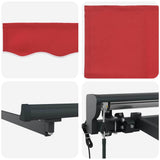 Struttura della tenda Rosso 350 x 250 cm