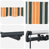 Tenda retrattile Verde e giallo 350 x 250 cm