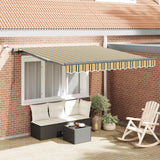 Tessuto per Tenda Verde e giallo 350 x 250 cm Poliestere
