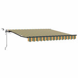 Tessuto per Tenda Verde e giallo 350 x 250 cm Poliestere