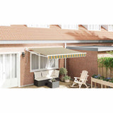 Tenda da Sole Multicolore 350 x 250 cm Poliestere e Metallo