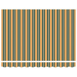 Tenda Retrattile Verde e giallo 350 x 250 cm Tessuto