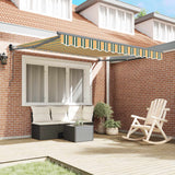 Tenda da Sole Multicolore 350 x 250 cm Poliestere e Metallo