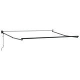 Tenda Retrattile Verde e Bianco 350 x 250 cm