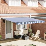 Struttura della tenda Blu e Bianco 400  300 cm