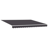 Tenda Retrattile Antracite 400  300 cm Poliestere e Alluminio