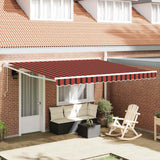 Tenda da Sole Arancione e Marrone 400  300 cm