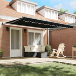 Tenda Retrattile Nero 400  300 cm Poliestere