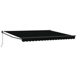 Tenda Retrattile Nero 400  300 cm Poliestere