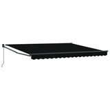 Tenda Retrattile Nero 400  300 cm Poliestere