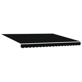 Tenda retrattile Nero 400  300 cm 100% Poliestere e Alluminio