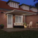 Tenda Retrattile Beige 400  300 cm Tessuto e acciaio