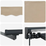 Struttura della tenda Beige 400  300 cm