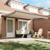 Tenda Retrattile Beige 400x300 cm Tessuto