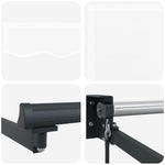 Tenda Retrattile Bianco 400  300 cm Poliestere