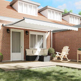 Tenda Retrattile Bianco 400  300 cm Poliestere