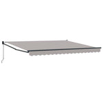 Tenda Retrattile Grigio chiaro 400  300 cm Poliestere