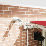 Tenda Retrattile Rosso 400  300 cm Poliestere e Metallo