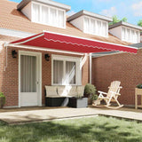 Tettuccio Elettrico Retrattile Rosso 400  300 cm