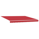 Tenda Retrattile Rosso 400  300 cm Poliestere