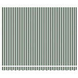 Tenda retrattile Verde e Bianco 400  300 cm