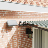 Tenda Retrattile Verde e bianco 400 300 cm Tessuto
