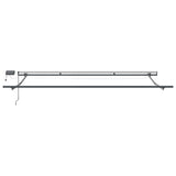 Tenda Retrattile Verde e bianco 400 300 cm Tessuto