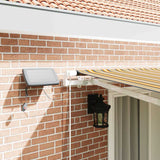 Tenda retrattile Multicolore 400  300 cm Tessuto e Alluminio