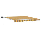 Tenda retrattile Multicolore 400  300 cm Tessuto e Alluminio