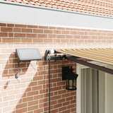 Tenda retrattile Multicolore 400  350 cm Tessuto e Alluminio