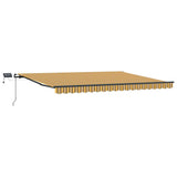Tenda retrattile Multicolore 400  350 cm Tessuto e Alluminio