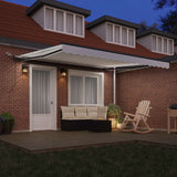 Tessuto per Tenda con Bianco 400  350 cm Poliestere