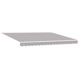 Tenda retrattile Grigio Chiaro 400  350 cm Tessuto e Alluminio