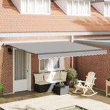 Tenda retrattile Grigio Chiaro 400  350 cm