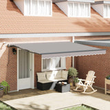 Tessuto per Tenda Grigio Chiaro 400  350 cm Poliestere