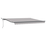 Tessuto per Tenda Grigio Chiaro 400  350 cm Poliestere